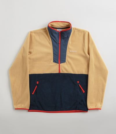 Columbia Sequoia Grove Half Zip Fleece - Light Camel / Dark Mtn / Coll Navy / Spicy