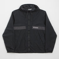 Columbia Spire Valley Hooded Windbreaker Jacket - Black / Shark thumbnail