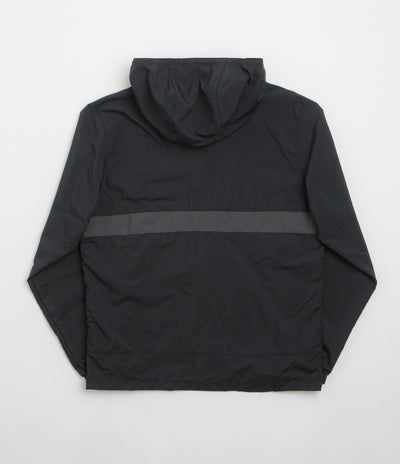 Columbia Spire Valley Hooded Windbreaker Jacket - Black / Shark