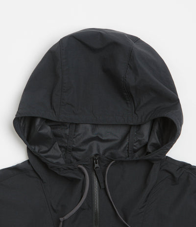 Columbia Spire Valley Hooded Windbreaker Jacket - Black / Shark