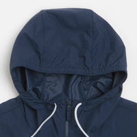 Columbia Spire Valley Hooded Windbreaker Jacket - Collegiate Navy / White thumbnail