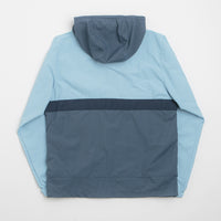 Columbia Spire Valley Hooded Windbreaker Jacket - Ripple Blue / Dark Mountain / Collegiate Navy thumbnail