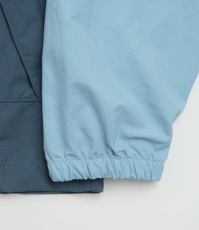 Columbia Spire Valley Hooded Windbreaker Jacket - Ripple Blue / Dark Mountain / Collegiate Navy