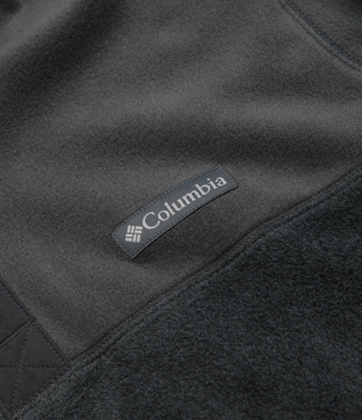 Columbia Steens Mountain II Half Snap Fleece - Charcoal Heather / Shark