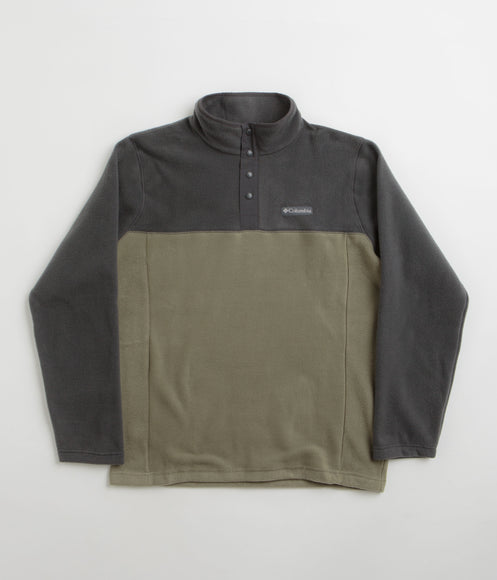 Columbia Steens Mountain II Half Snap Fleece - Stone Green / Shark