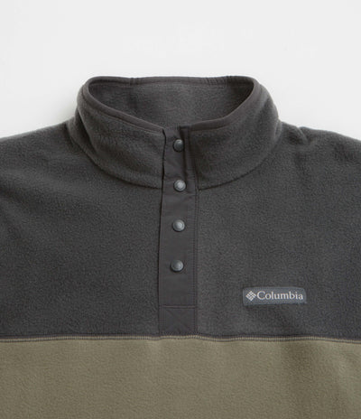 Columbia Steens Mountain II Half Snap Fleece - Stone Green / Shark