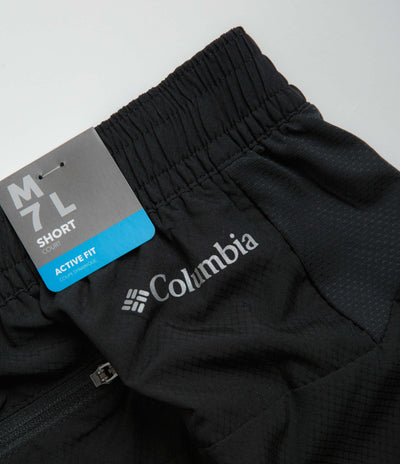 Columbia Three Pitch 7" Shorts - Black