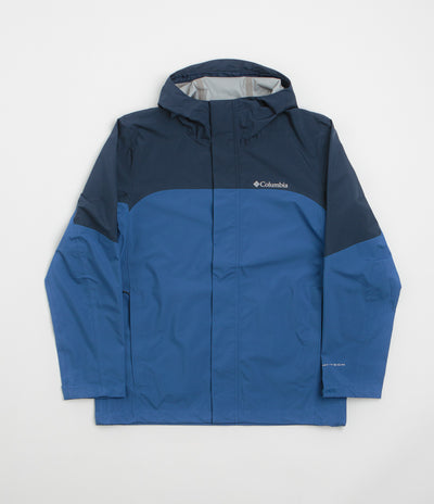 Columbia Wahkeena Falls 3L Shell Jacket - Mountain Blue / Collegiate Navy