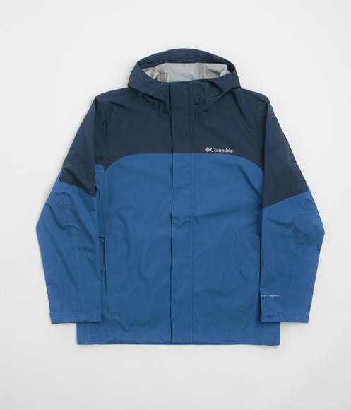 Columbia Wahkeena Falls 3L Shell Jacket - Mountain Blue / Collegiate Navy