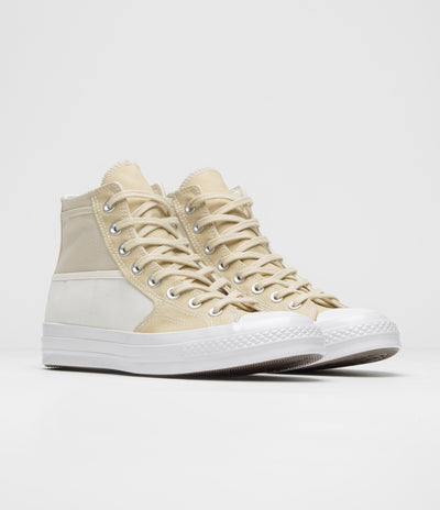 Converse Chuck 70 Hi Durable Neutrals Shoes - Egret / Miso Glaze / Forest Brew