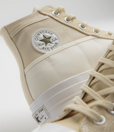 Converse Chuck 70 Hi Durable Neutrals Shoes - Egret / Miso Glaze / Forest Brew