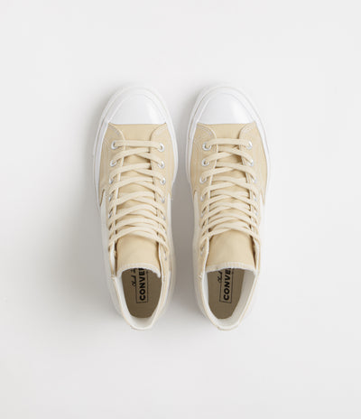 Converse Chuck 70 Hi Durable Neutrals Shoes - Egret / Miso Glaze / Forest Brew