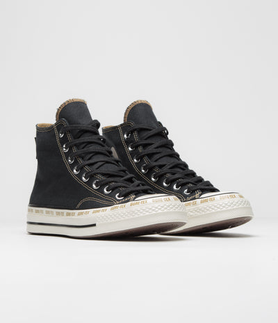 Converse Chuck 70 Hi Gore-Tex Shoes - Black / Toadstool Tan / Egret