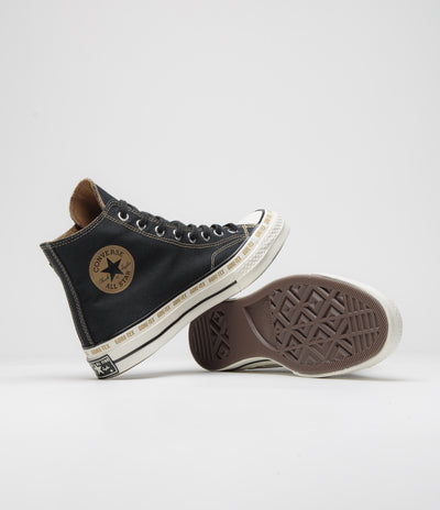 Converse Chuck 70 Hi Gore-Tex Shoes - Black / Toadstool Tan / Egret