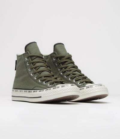 Converse Chuck 70 Hi Gore-Tex Shoes - Utility / Black / Egret