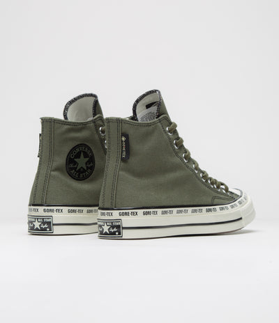 Converse Chuck 70 Hi Gore-Tex Shoes - Utility / Black / Egret