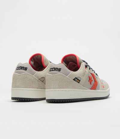 Converse Cons AS-1 Pro Cordura Shoes - Papyrus / Black / Vermillion Red