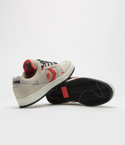 Converse Cons AS-1 Pro Cordura Shoes - Papyrus / Black / Vermillion Red