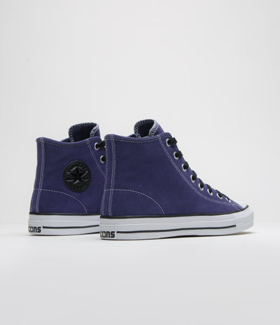 Converse Cons CTAS Pro Suede Shoes - Fresh Blueberry / Black / White