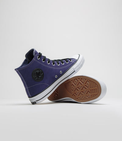 Converse Cons CTAS Pro Suede Shoes - Fresh Blueberry / Black / White