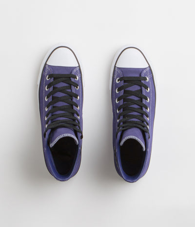 Converse Cons CTAS Pro Suede Shoes - Fresh Blueberry / Black / White