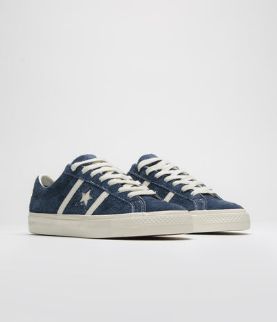 Converse Cons One Star Academy Pro Suede Shoes - Navy / Egret / Egret