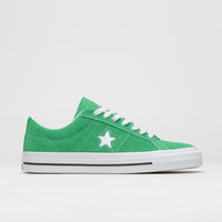 Converse Cons One Star Pro Ox Shoes - Apex Green / White / Black thumbnail