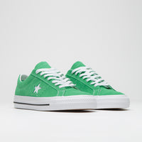 Converse Cons One Star Pro Ox Shoes - Apex Green / White / Black thumbnail