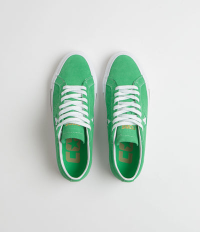 Converse Cons One Star Pro Ox Shoes - Apex Green / White / Black