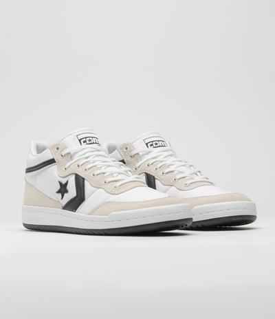 Converse Fastbreak Pro Mid Shoes - White / Black / Egret