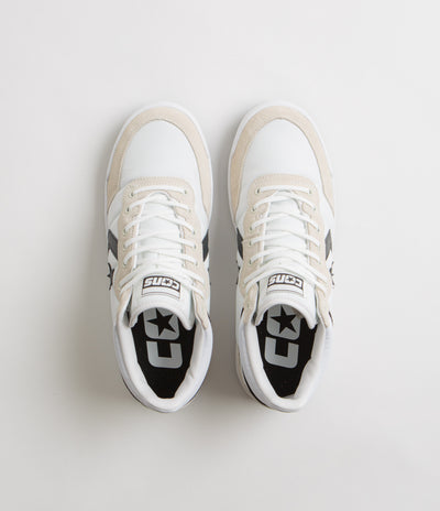 Converse Fastbreak Pro Mid Shoes - White / Black / Egret