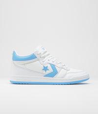 Converse Fastbreak Pro Mid Shoes - White / Light Blue / White