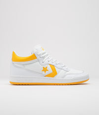 Converse Fastbreak Pro Mid Shoes - White / Light Yellow