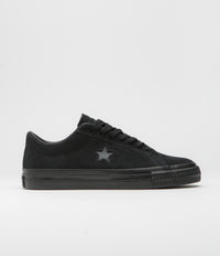 Converse One Star Pro Ox Shoes - Black / Black / Black / Black