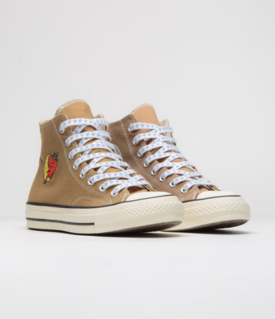 Converse x Sky High Farm Chuck 70 Hi Shoes - Brown / Egret