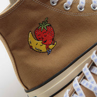 Converse x Sky High Farm Chuck 70 Hi Shoes - Brown / Egret thumbnail