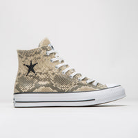 Converse x Stussy Chuck 70 Hi Shoes - Grey / Black / Egret thumbnail