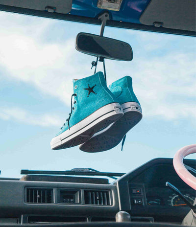 Converse x Stussy Chuck 70 Hi Shoes - Sky Blue