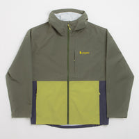 Cotopaxi Cielo Rain Jacket - Fatigue / Lemongrass thumbnail