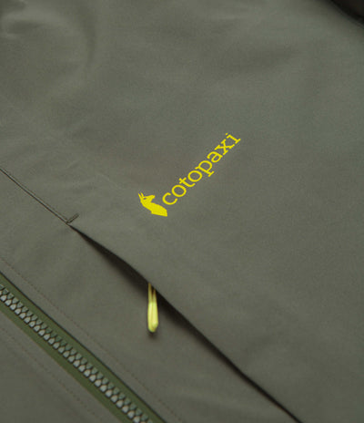 Cotopaxi Cielo Rain Jacket - Fatigue / Lemongrass