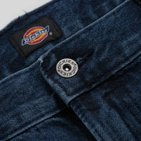 Dickies Double Knee Jeans - Stonewashed Indigo Blue thumbnail