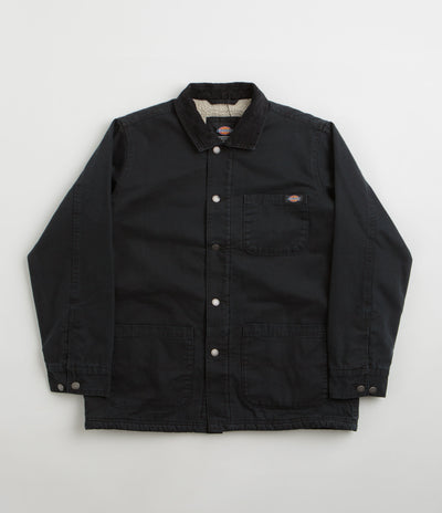 Dickies Duck High Pile Fleece Line Chore Jacket - Black