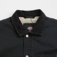 Dickies Duck High Pile Fleece Line Chore Jacket - Black thumbnail