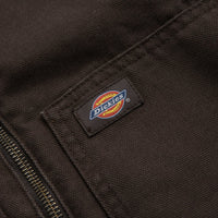 Dickies Hooded Duck Canvas Jacket - Dark Brown thumbnail