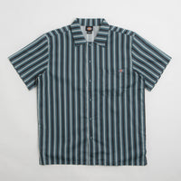 Dickies Multi Stripe Work Short Sleeve Shirt - Stormy Weather thumbnail