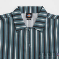 Dickies Multi Stripe Work Short Sleeve Shirt - Stormy Weather thumbnail