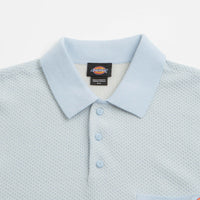 Dickies Rocky Knit Short Sleeve Polo Shirt - Whitecap Grey thumbnail