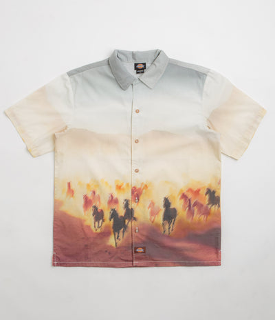 Dickies Running Wild Short Sleeve Shirt - Oak Buff