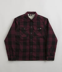 Dickies Sherpa Lined Sacramento Shirt - Maroon