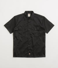 Dickies Short Sleeve Work Shirt - Black / Black